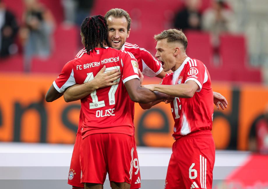 [图]凯恩两助攻迪亚斯破门 拜仁3-2胜奥格斯堡