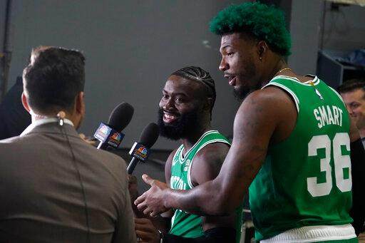 体育盘口-绿军媒体日：众将避谈乌度卡 目标仍是总冠军